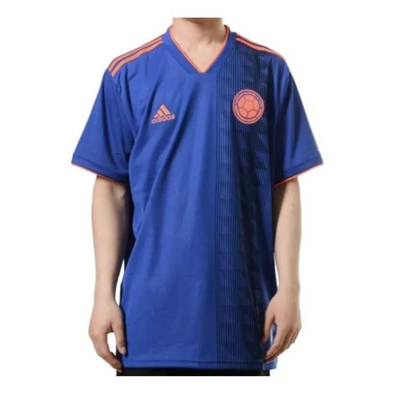 Adidas Soccer Colombia Away Jersey 'Royal Blue Orange' CW1562 sold by KicksCrew