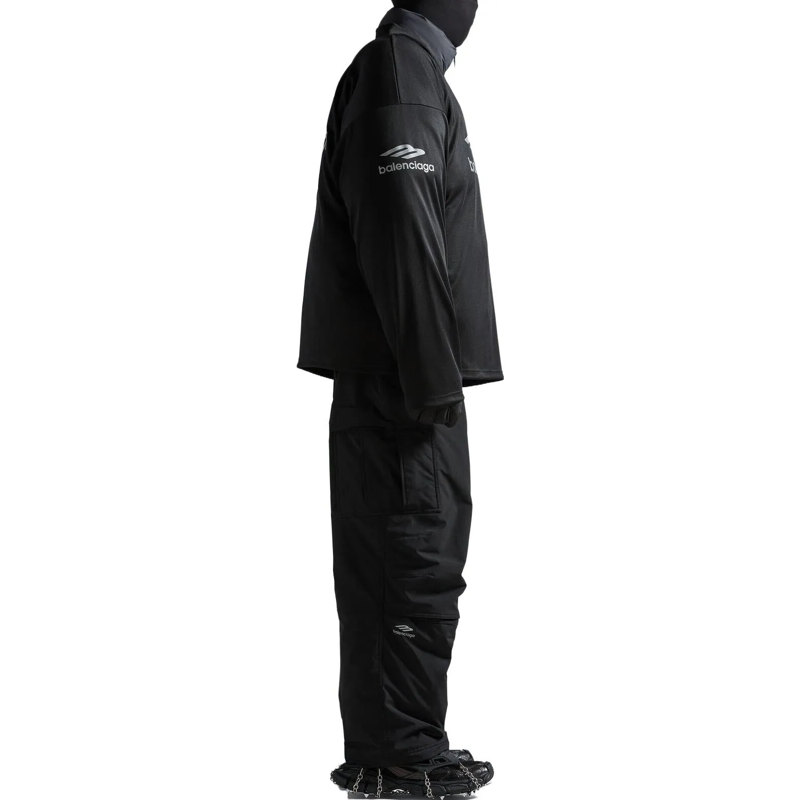 Balenciaga 3B Sports Icon Ski Long Sleeve T-Shirt Large Fit 'Black' 779988TPVQ51000 sold by KicksCrew product image thumbnail 5