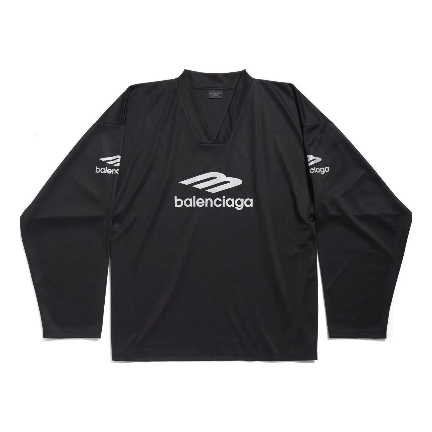 Balenciaga 3B Sports Icon Ski Long Sleeve T-Shirt Large Fit 'Black' 779988TPVQ51000 sold by KicksCrew