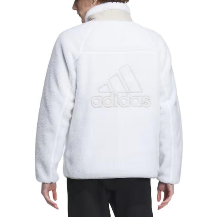 adidas Sherpa Reversible Padded Jacket 'White Beige' IT8710 sold by KicksCrew product image thumbnail 5