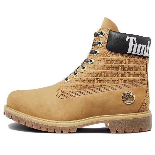 Timberland 6-Inch Premium Logo Wide-Fit Boots 'Wheat Nubuck' A1TUU sold by KicksCrew