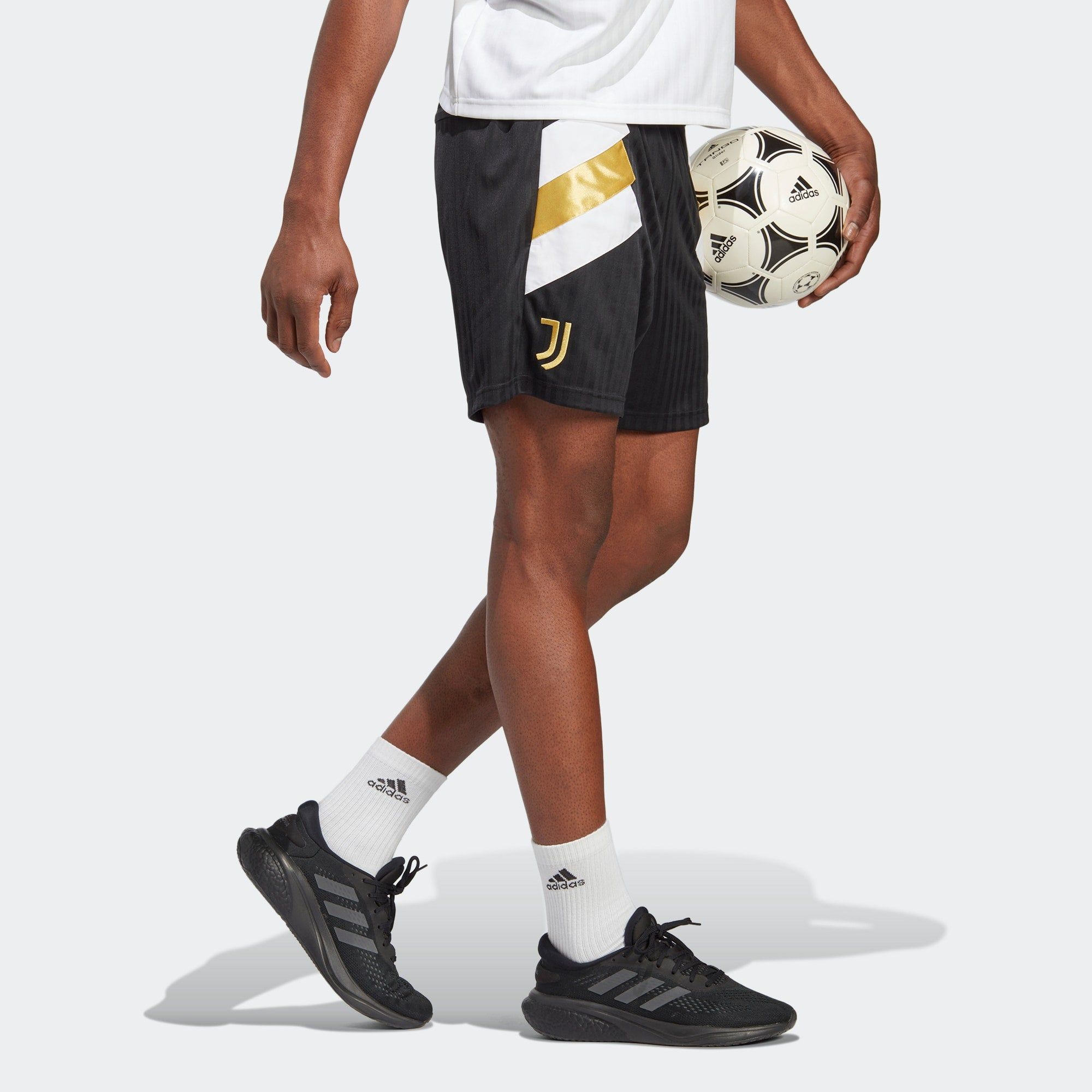 adidas Juventus Icon Shorts 'Black' HS9806 sold by KicksCrew product image thumbnail 2