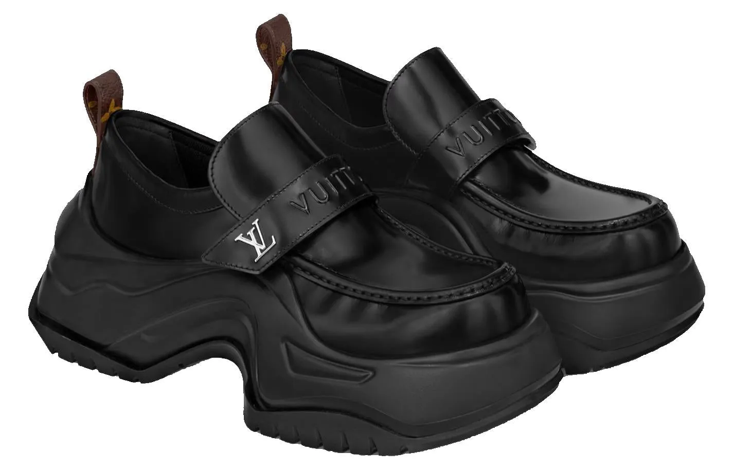 (WMNS) LOUIS VUITTON Archlight 2.0 Platform Loafers 'Black' 1ABIJS sold by KicksCrew product image thumbnail 2