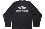 Balenciaga 3B Sports Icon Ski Long Sleeve T-Shirt Large Fit 'Black' 779988TPVQ51000 sold by KicksCrew