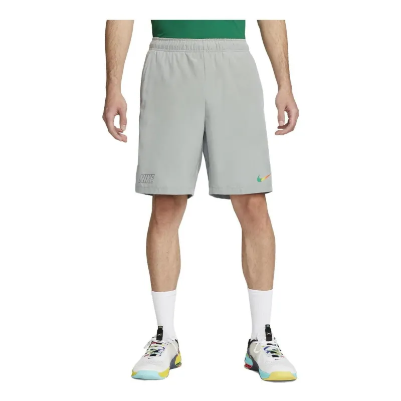 Nike Dri-FIT Flex 23cm Woven Fitness Shorts 'Grey' FD2640-077 sold by KicksCrew