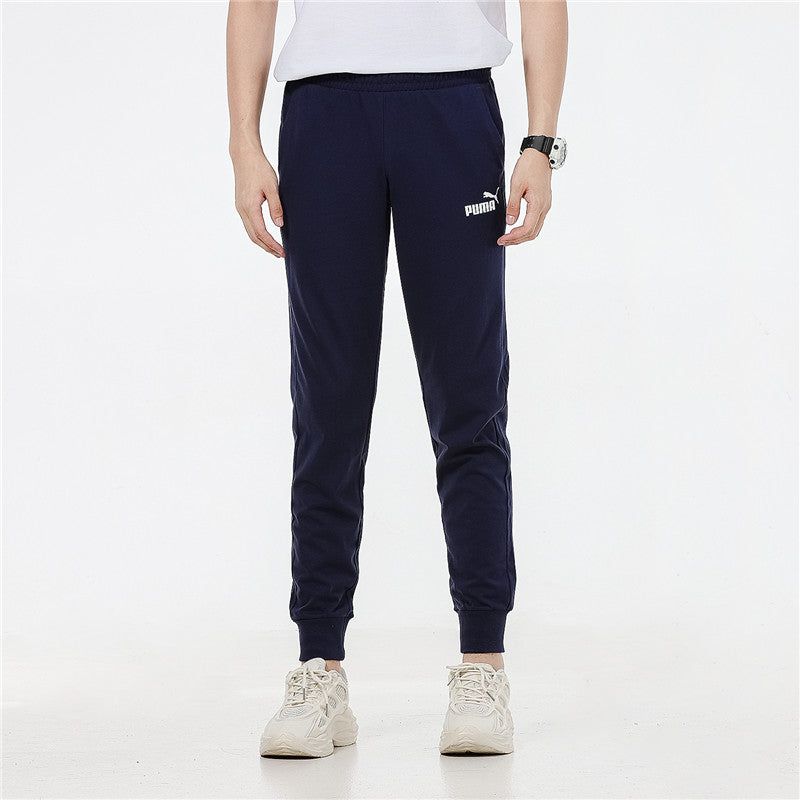 Puma Essentials Logo Sweatpants 'Navy White' 588716-06 sold by KicksCrew product image thumbnail 3