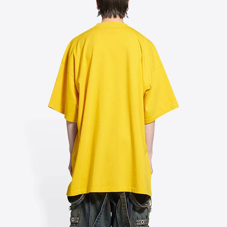 Balenciaga x THE SIMPSONS Oversized Cotton T-Shirt 'Yellow' 676589TLVG77200 sold by KicksCrew product image thumbnail 5