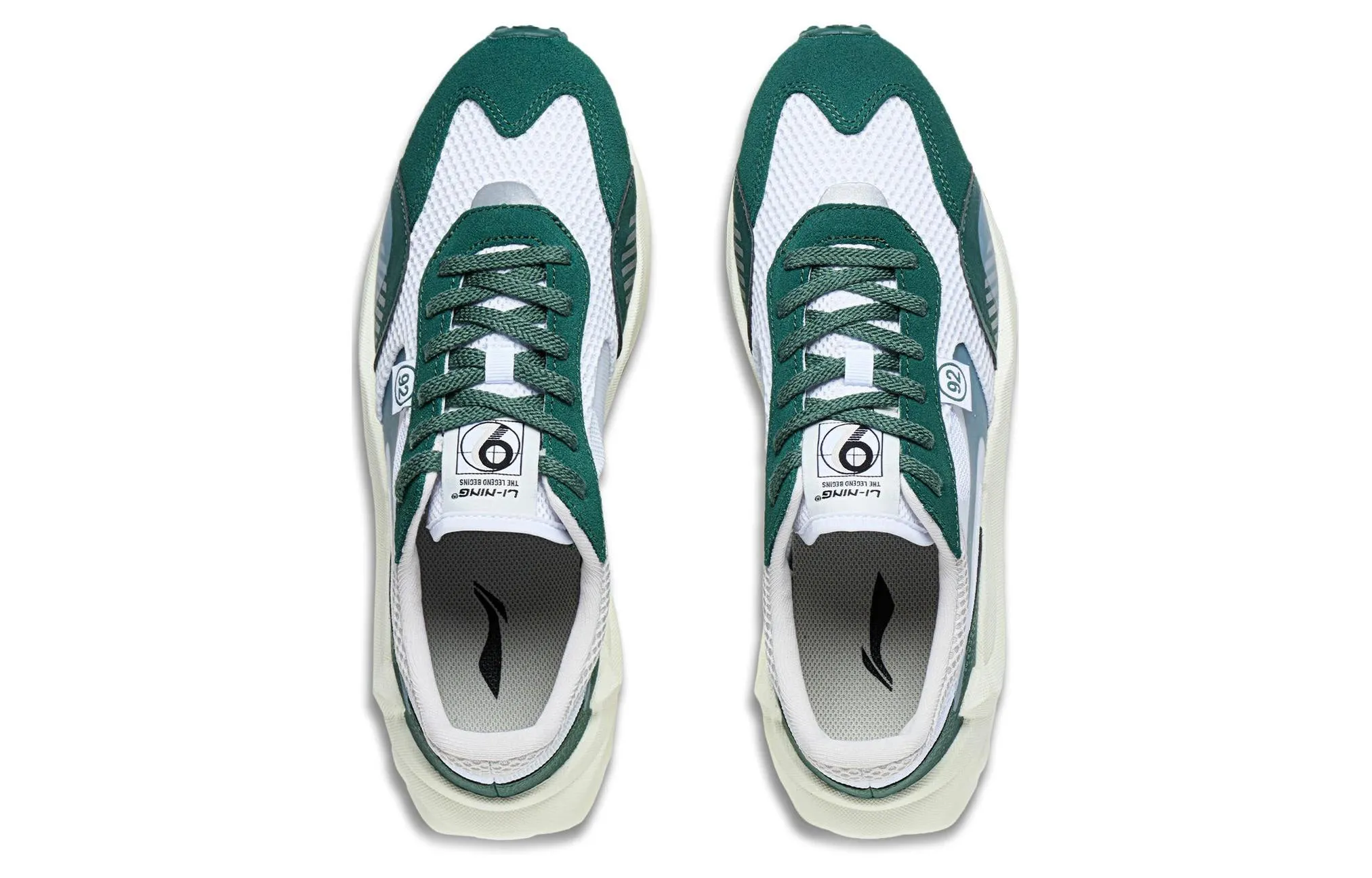 Li-Ning Fangyuan EVO 'White Green' AGCT015-2 sold by KicksCrew product image thumbnail 4