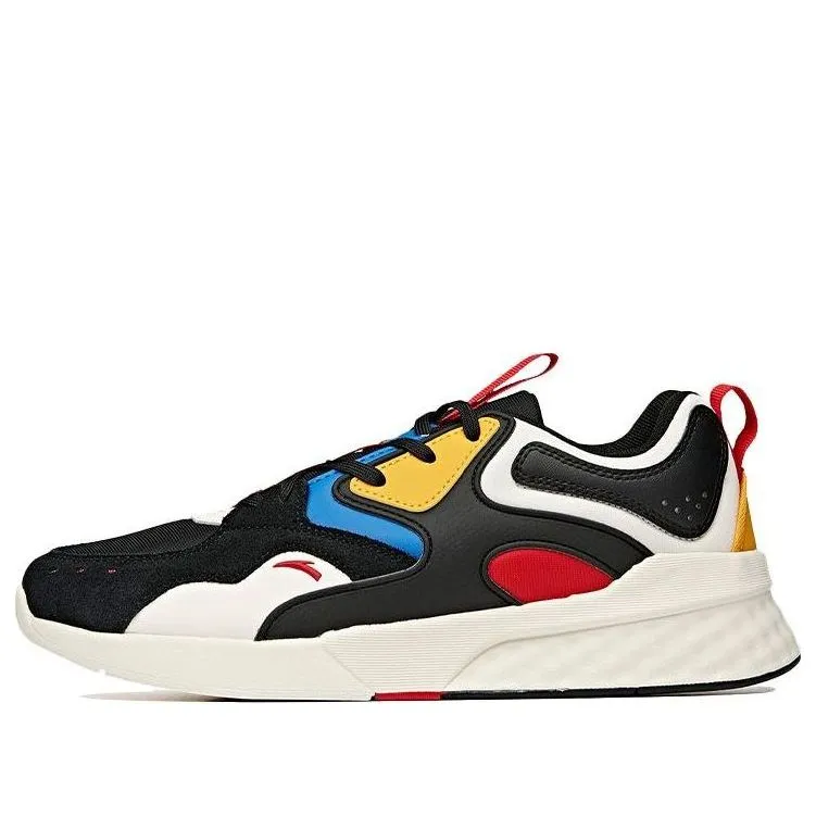 ANTA Life Series Sneakers 'Black Yellow Red' 11948856-3 sold by KicksCrew