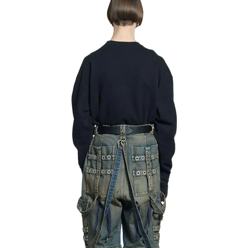 Balenciaga Cities Paris Crewneck Sweatshirt 'Black White' 676629TLVL81070 sold by KicksCrew product image thumbnail 4