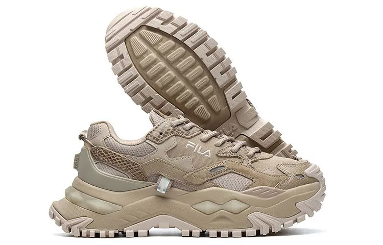 (WMNS) FILA FUSION Bianco Sneakers 'Brown' T12W145225FLT sold by KicksCrew product image thumbnail 5