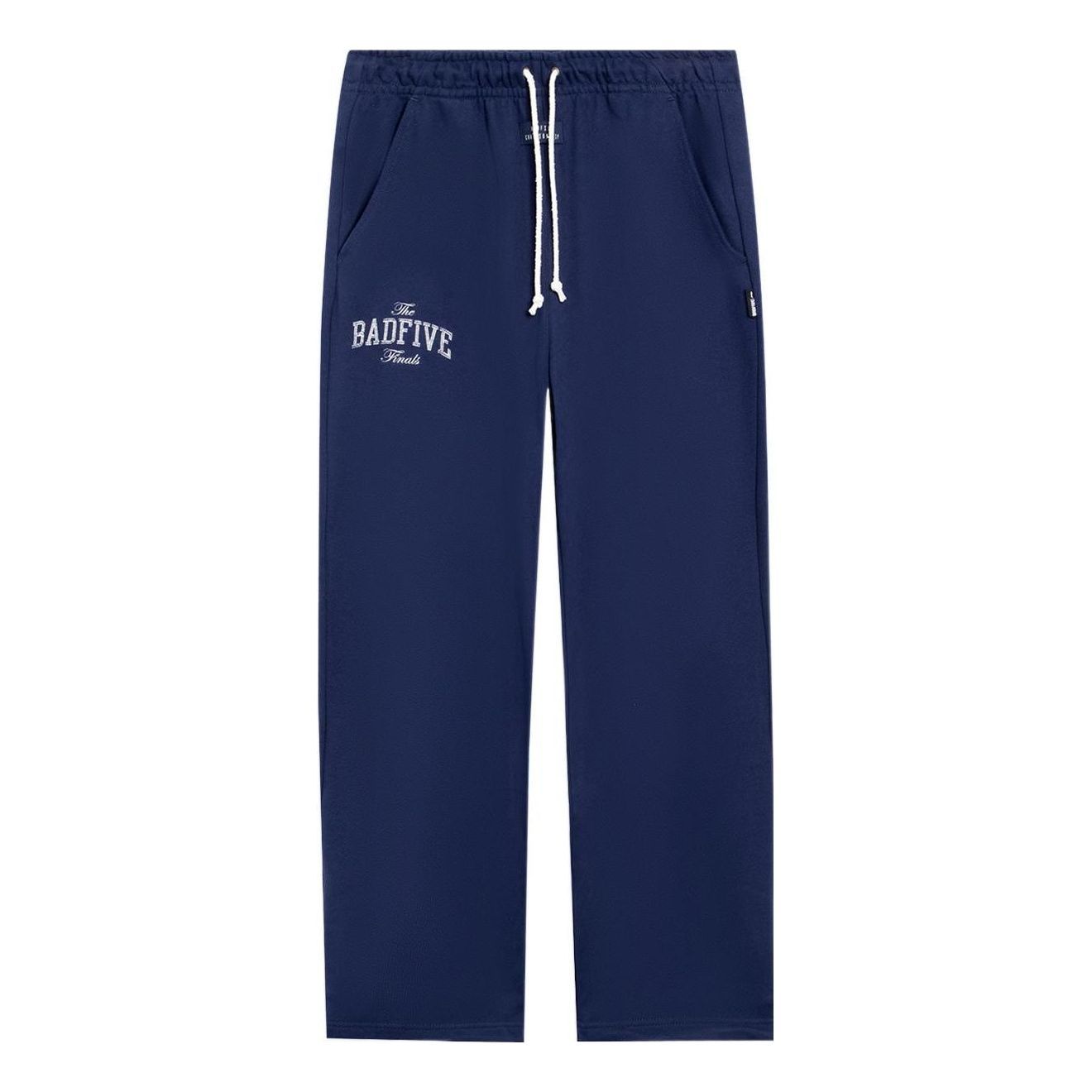 Li-Ning BadFive Graphic Straight Sweatpants 'Navy' AKLSF85-2 sold by KicksCrew