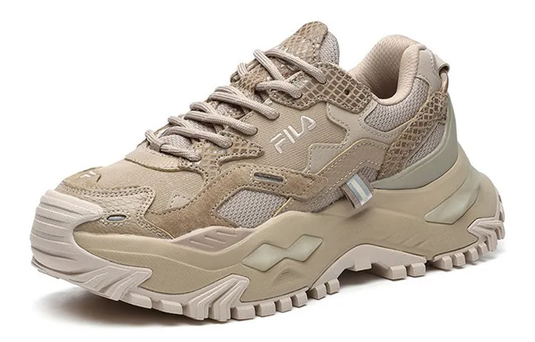(WMNS) FILA FUSION Bianco Sneakers 'Brown' T12W145225FLT sold by KicksCrew product image thumbnail 2