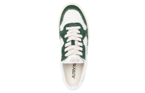 AUTRY Medalist Canvas-Panelled 'White Green' AULM-CB08 sold by KicksCrew