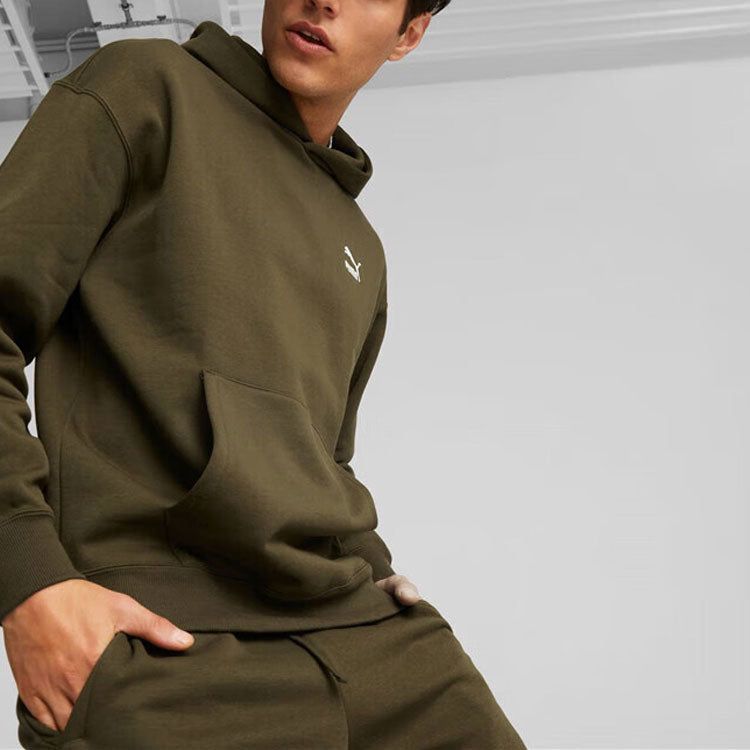 Puma Relaxed Hoodie 'Olivegreen' 537720-62 sold by KicksCrew product image thumbnail 3