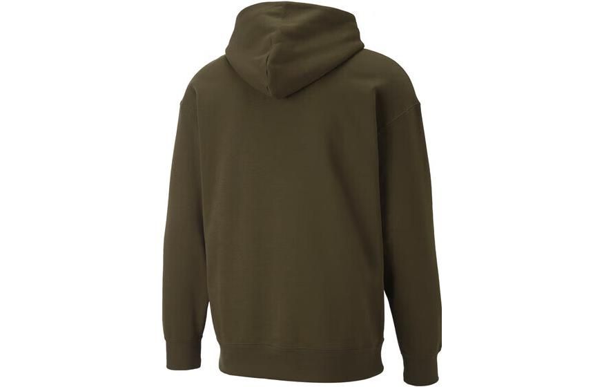Puma Relaxed Hoodie 'Olivegreen' 537720-62 sold by KicksCrew product image thumbnail 2