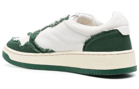AUTRY Medalist Canvas-Panelled 'White Green' AULM-CB08 sold by KicksCrew