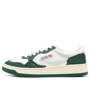 AUTRY Medalist Canvas-Panelled 'White Green' AULM-CB08 sold by KicksCrew