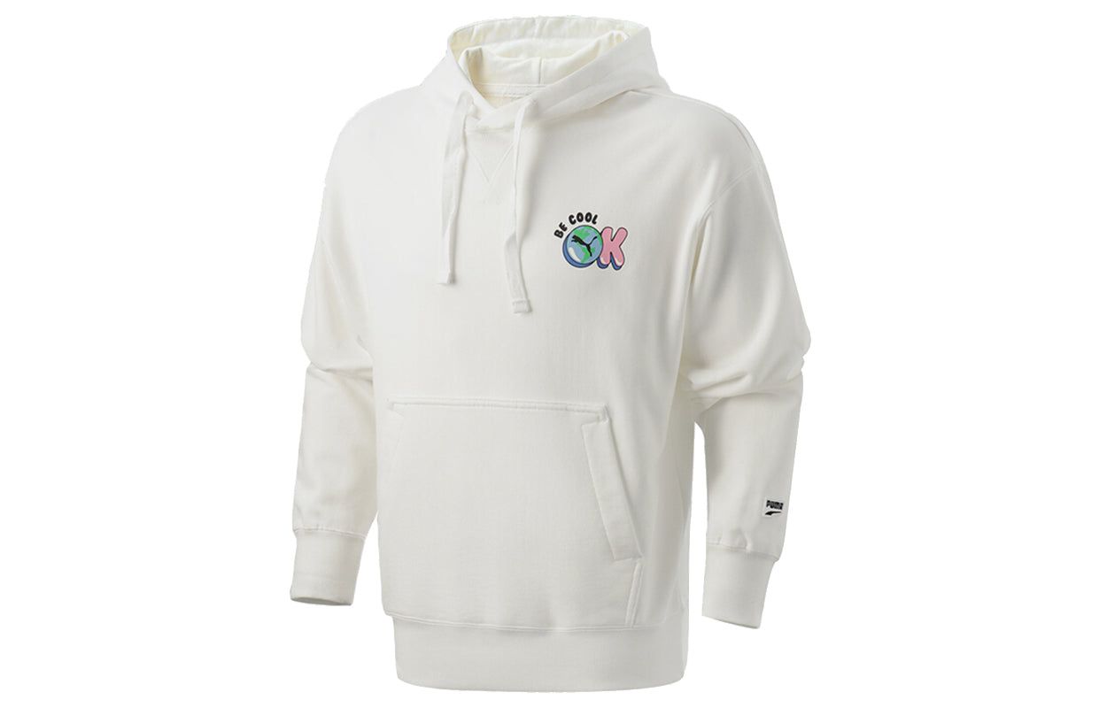 Puma Downtown Graphic Hoodies 'White Blue Red' 531429-02 sold by KicksCrew product image thumbnail 2