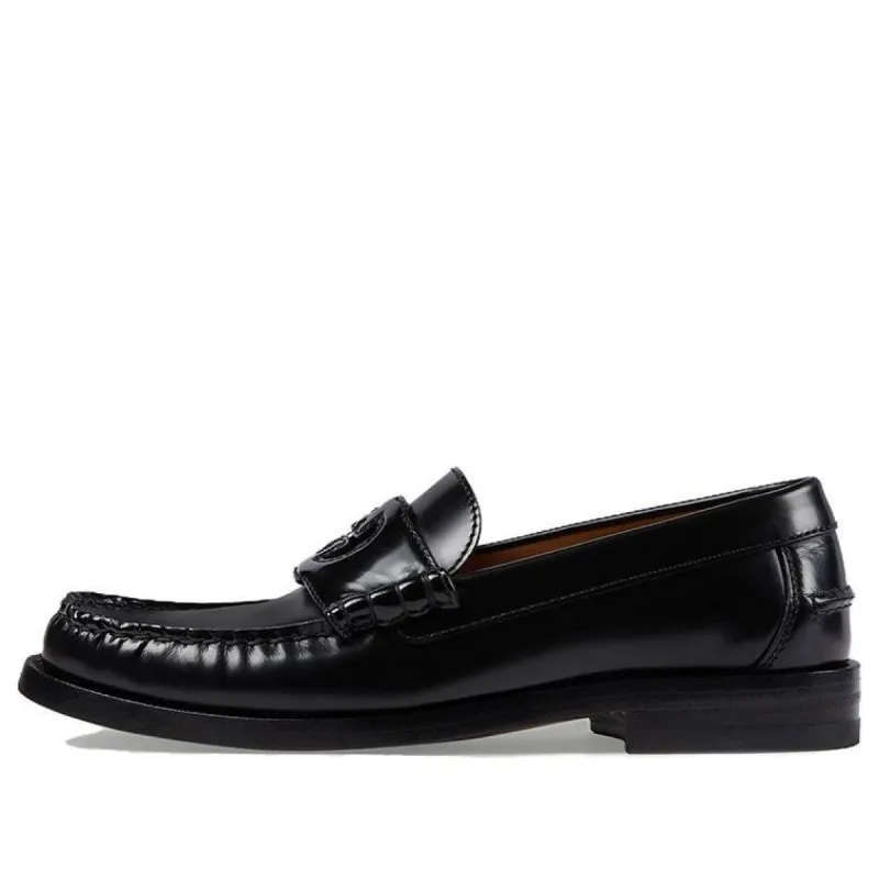 (WMNS) GUCCI Interlocking G Loafers 'Black' 738676-17X00-1000 sold by KicksCrew
