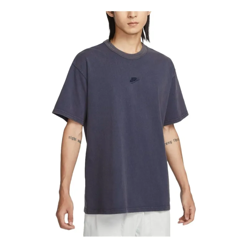 Nike Sportswear Premium Essentials T-shirt Asia Sizing 'Dark Blue' FZ5384-410 sold by KicksCrew