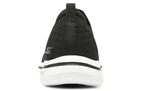 (WMNS) Skechers Go walk 5 'Black White' 124250-BKW sold by KicksCrew
