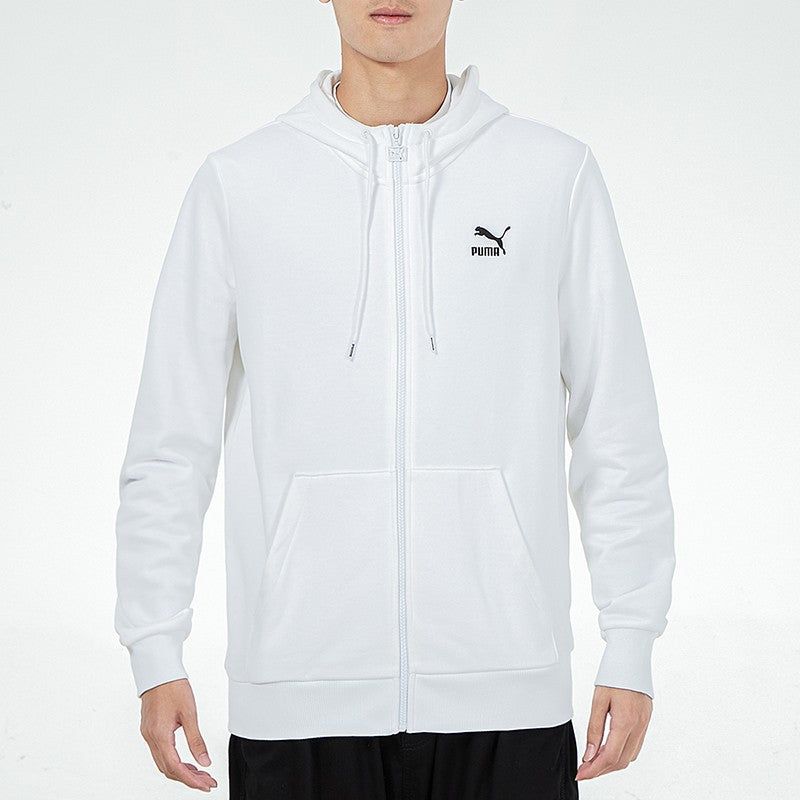 Puma Classics Tech Full Zip Hoodie 'White' 533143-02 sold by KicksCrew product image thumbnail 3