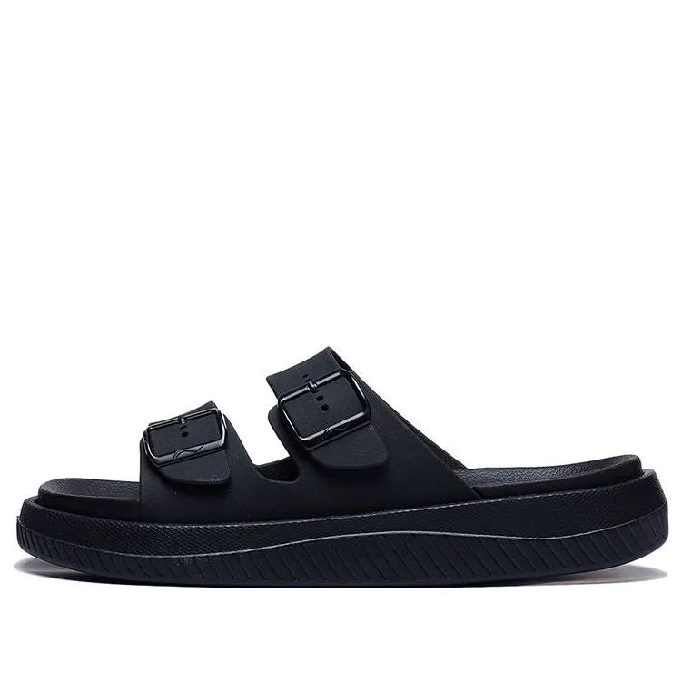 Li-Ning Clap Sandals 'Black' AGAT007-1 sold by KicksCrew