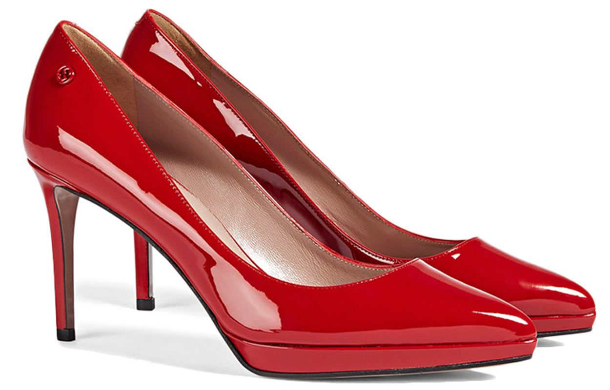 (WMNS) GUCCI Fashion High-Heels 'Red' 388314-BNC00-6433 sold by KicksCrew product image thumbnail 3