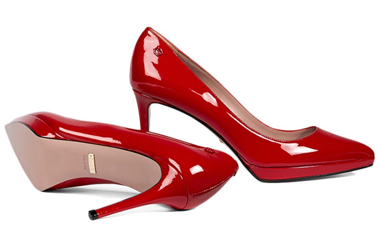 (WMNS) GUCCI Fashion High-Heels 'Red' 388314-BNC00-6433 sold by KicksCrew product image thumbnail 5