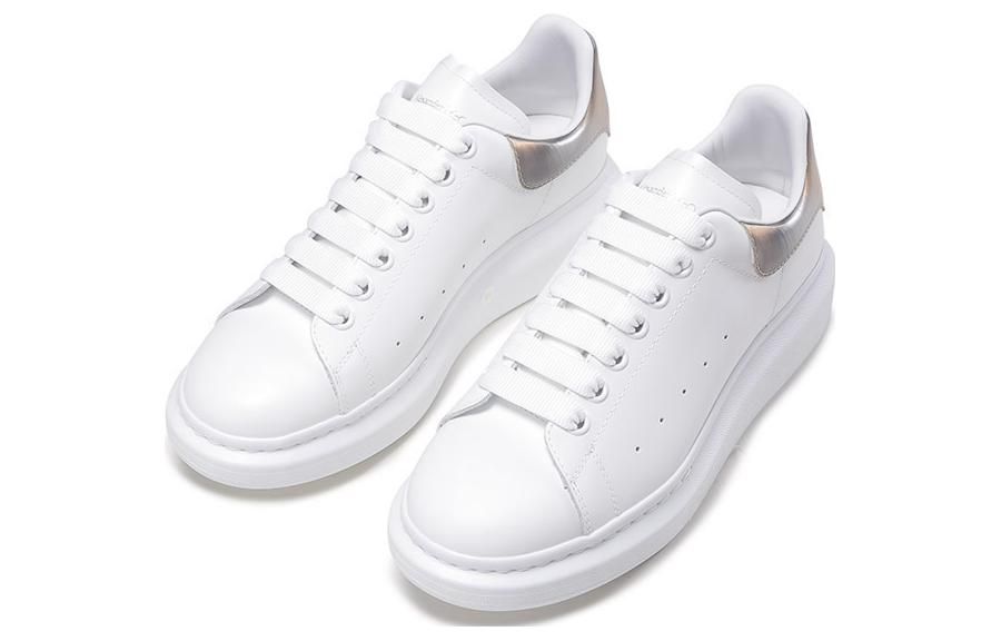 Alexander McQueen Oversized Sneaker 'White Metallic Platinum' 586204WIBNR9732 sold by KicksCrew product image thumbnail 3