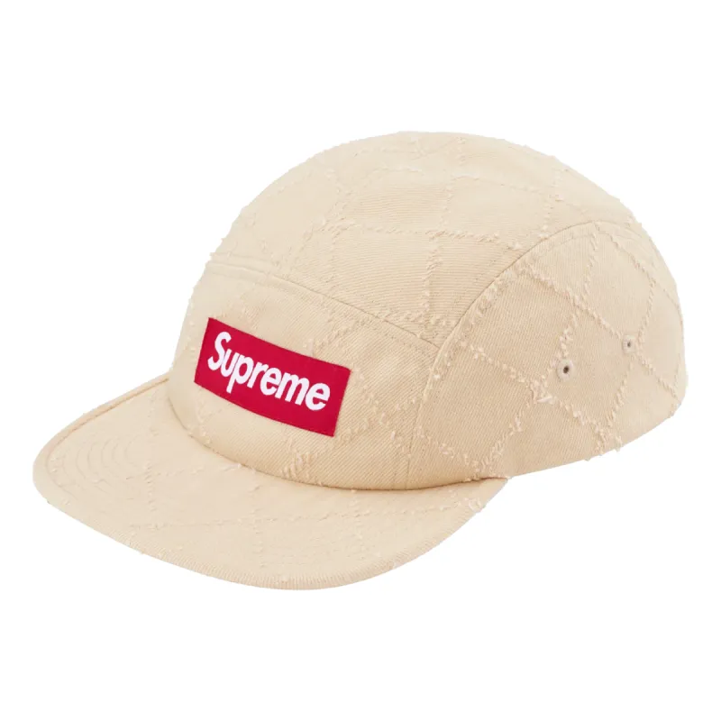 Supreme FW23 Week5 Punched Denim Camp Cap 'Beige' SUP-FW23-2321 sold by KicksCrew