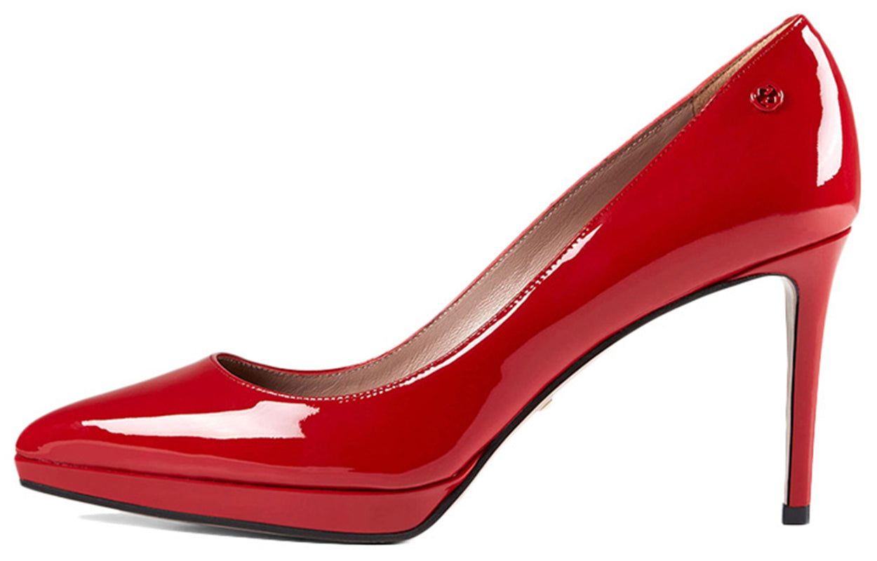 (WMNS) GUCCI Fashion High-Heels 'Red' 388314-BNC00-6433 sold by KicksCrew product image thumbnail 2