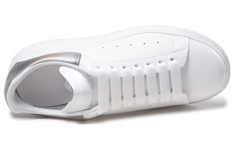 Alexander McQueen Oversized Sneaker 'White Metallic Platinum' 586204WIBNR9732 sold by KicksCrew product image thumbnail 5