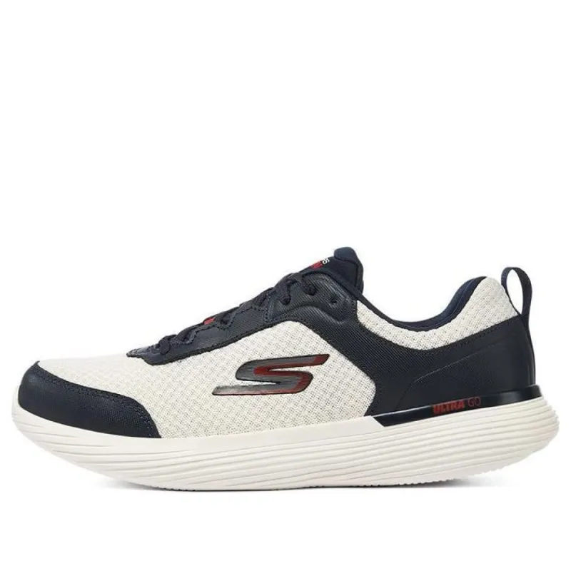 Skechers Go Run 400 V2 'White Navy' 220086-WNVR sold by KicksCrew
