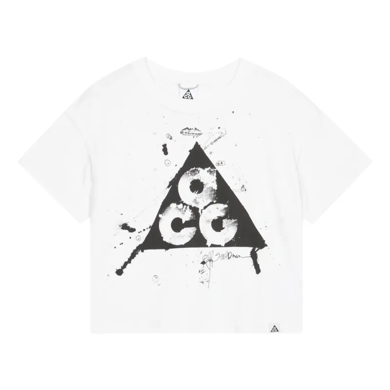(WMNS) Nike ACG ACG Dri-FIT ADV T-Shirt 'White black' FN1901-121 sold by KicksCrew