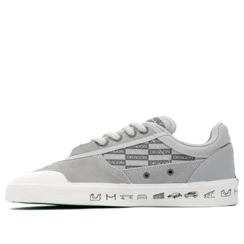 Li-Ning Wave Low 50/50 'Grey White Special Box' AECS045-4 sold by KicksCrew