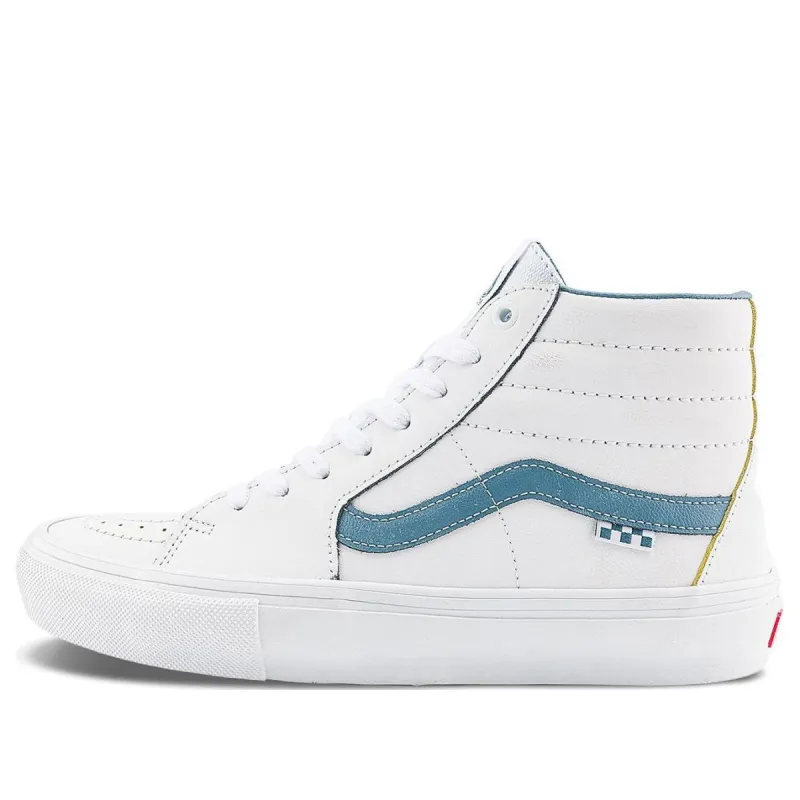 Vans SK8-Hi Shoes 'White Blue' VN0A5FCCZ5D sold by KicksCrew
