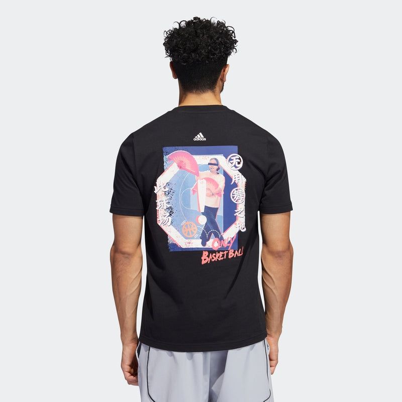 Adidas Graphic Shirts 'Black' HS6615 sold by KicksCrew product image thumbnail 3