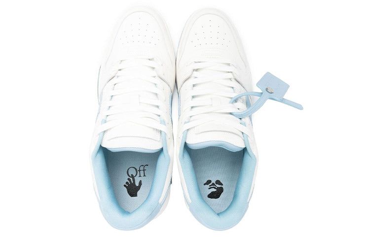 Off-White Out Of Office Leather Sneakers 'White Blue' OMIA189C99LEA0040140 sold by KicksCrew product image thumbnail 3