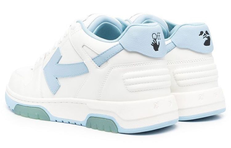 Off-White Out Of Office Leather Sneakers 'White Blue' OMIA189C99LEA0040140 sold by KicksCrew product image thumbnail 4
