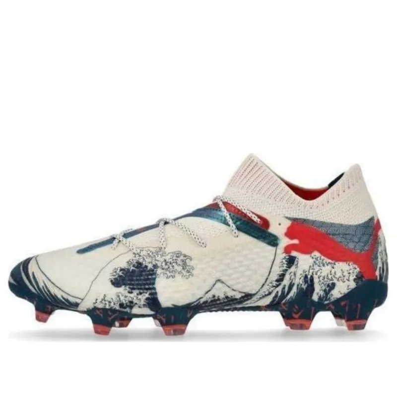 PUMA x Unisport Future 7 Ultimate FG 'Cream White Blue Red' 108134-01 sold by KicksCrew