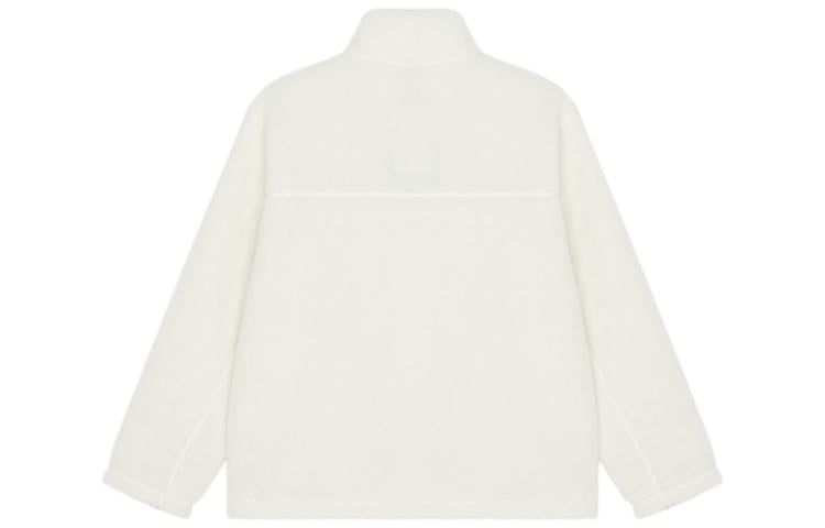 New Balance FW22 Logo Cotton Coat 'White Black' AMJ23351-CIC sold by KicksCrew product image thumbnail 2