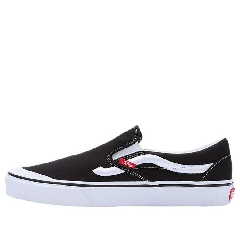 Vans Classic Slip-On 138 'Sidestripe Black' VN000BW36BT sold by KicksCrew