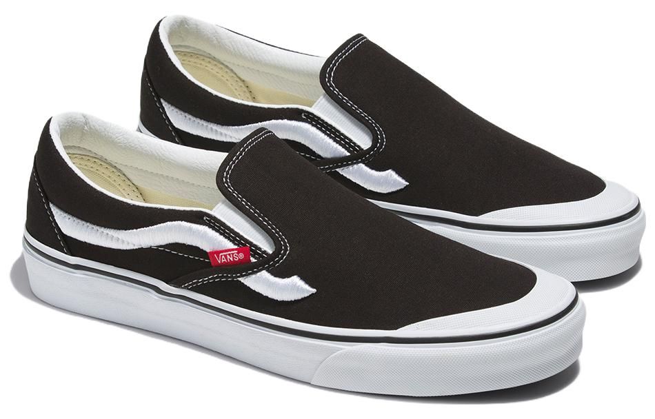 Vans Classic Slip-On 138 'Sidestripe Black' VN000BW36BT sold by KicksCrew product image thumbnail 2