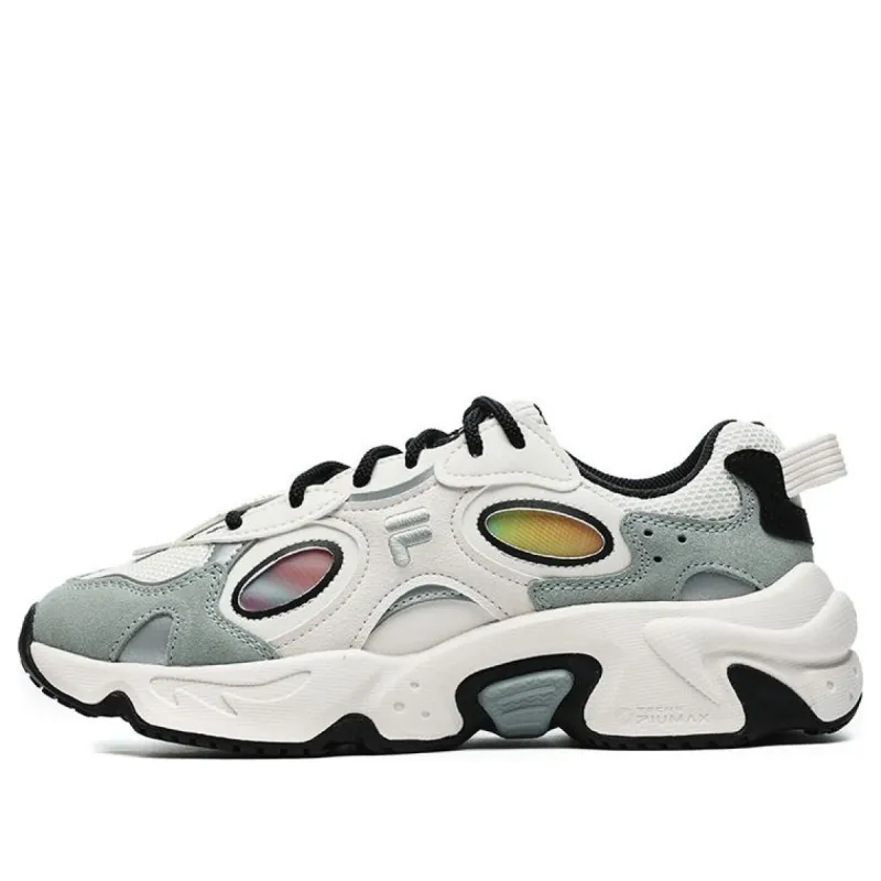 (WMNS) FILA FUSION Raccoon Sneakers 'White Grey' T12W241117FSL sold by KicksCrew