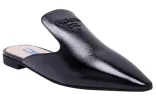 (WMNS) PRADA Pointed Patent Leather Mules 'Black' 1S538L_3A9S_F0002_F_B012 sold by KicksCrew