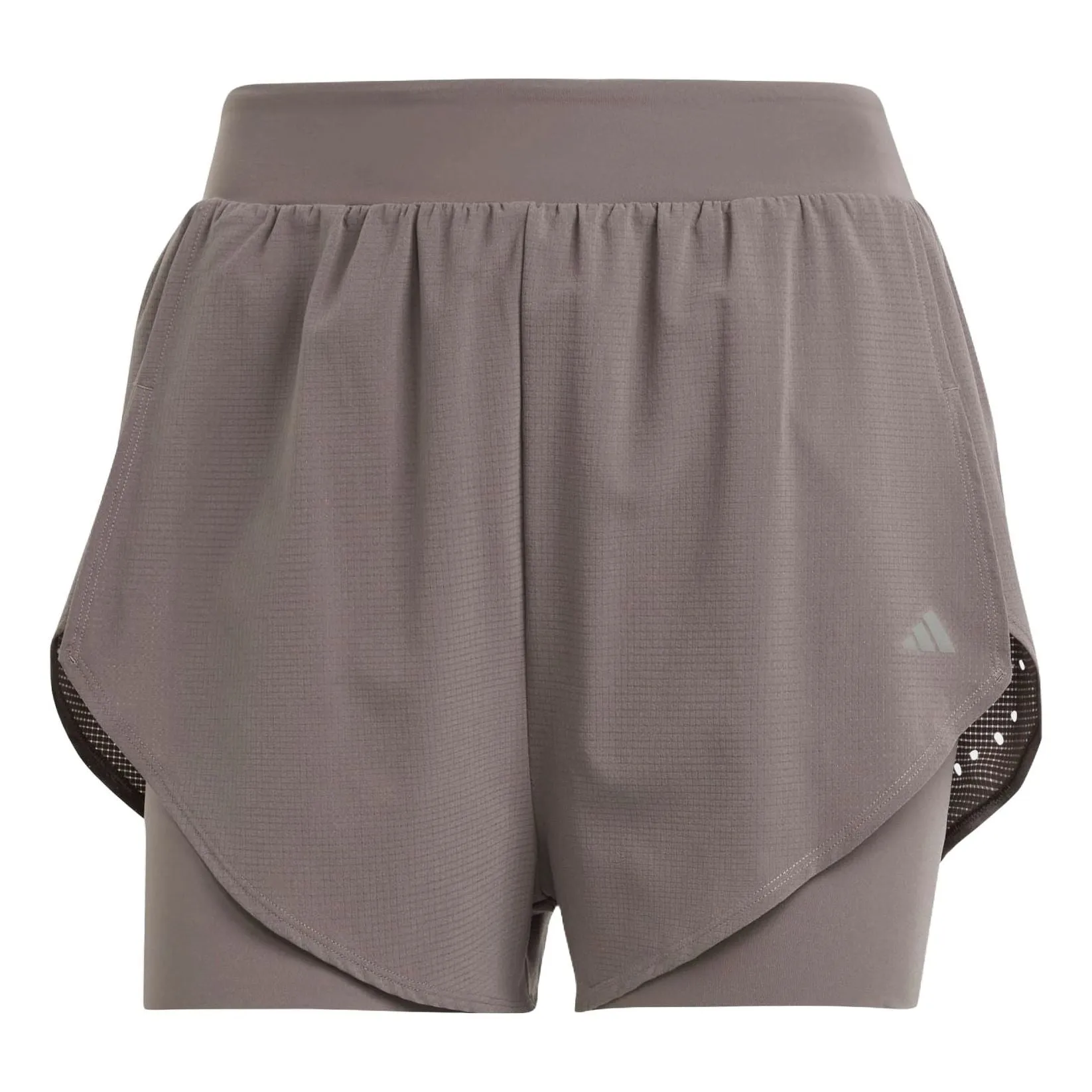 (WMNS) adidas Designed for Training HEAT.RDY HIIT 2-in-1 Shorts Asia Sizing 'Charcoal' IT7435 sold by KicksCrew