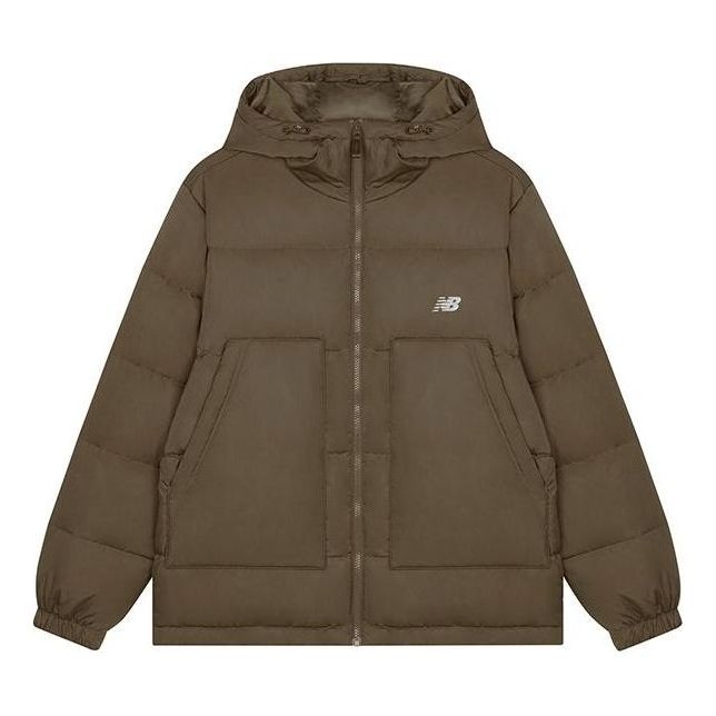 New Balance Casual Puffer Jacket 'Brown' AMJ33328-DHE sold by KicksCrew