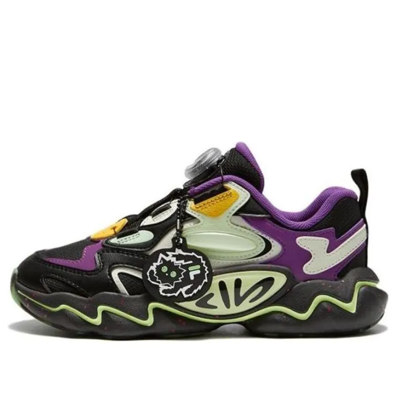 (GS) FILA Boa Sneakers 'Purple Black Green' K15B341111FBL sold by KicksCrew